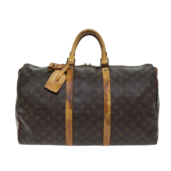 LOUIS VUITTON Monogram Keepall 50 Boston Bag M41426 LV Auth 75917 - Picture 2 of 16